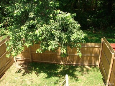 Private rear yard