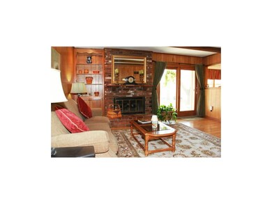 Hearth Room off of kitchen.  Gas log fireplace and
