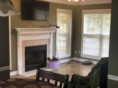 Hearth Room that makes a great playroom!