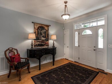Large entry. Wood floors through out house.
