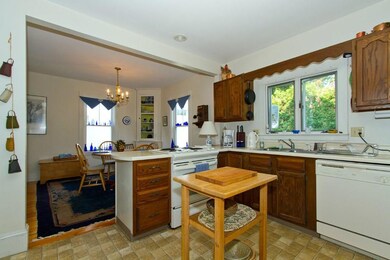 View of Kitchen and Dining Room