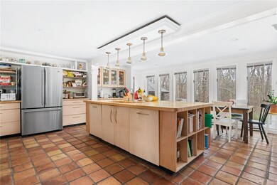 Fabulous chef's kitchen with center island.
