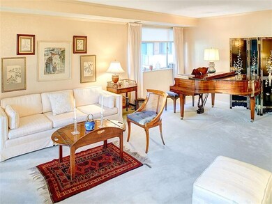 Spacious living room can easily accommodate a baby