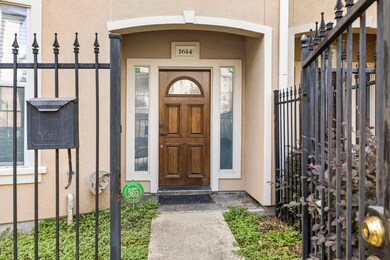 Front gated small yard and front entrance, guests