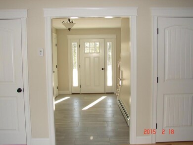 Entry from farmers porch (closet on...