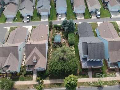 Aerial front view of lot