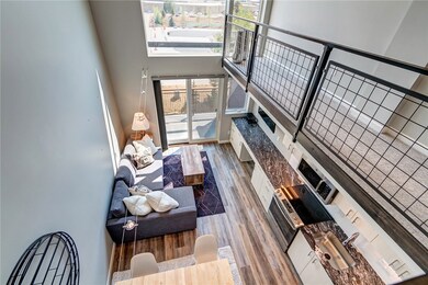 Looking down from the Loft