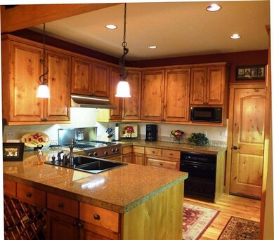 generous kitchen with lots of space for