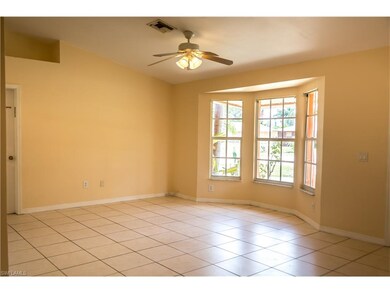 Open Living Room with Bay Window Area