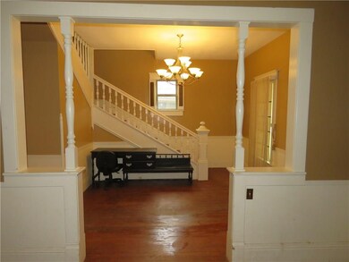 View of foyer from the living room.