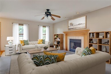 And here is the same  living room...VIRTUALLY STAG