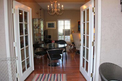 French Doors Open from Dining to Patio