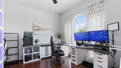 The front office w/ a closet can be used as a 4th
