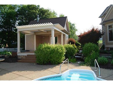 Exterior Back. Pool House