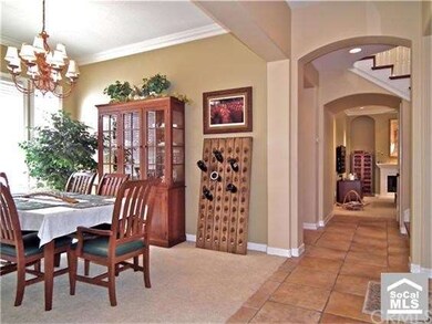 Formal dining area