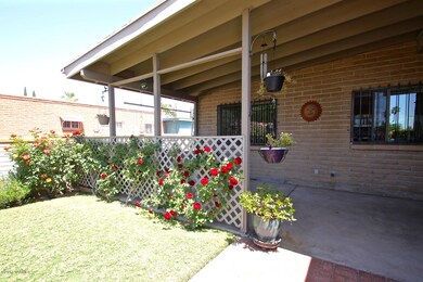 Rose Garden and Covered Patio