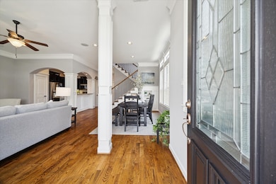 As you enter the home you are greeted with soaring