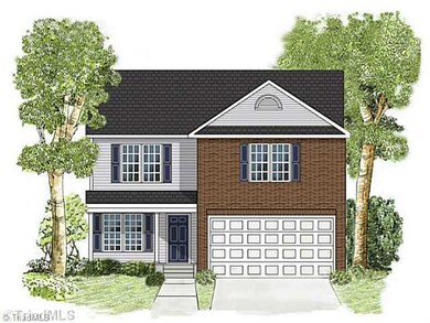 Exterior Front. Photo similar to finished home.