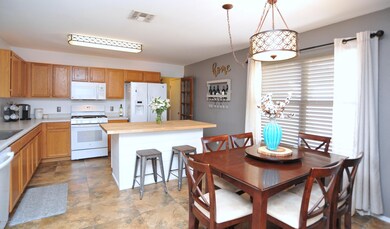 Kitchen and dining