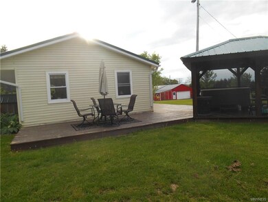 Wrap around deck is  perfect for entertaining or r