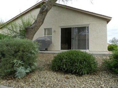 Rear view of home