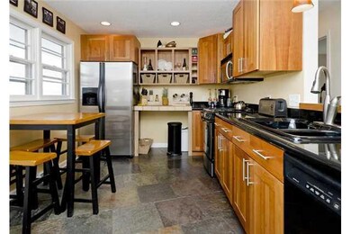 Kitchen. Cherry cabinets