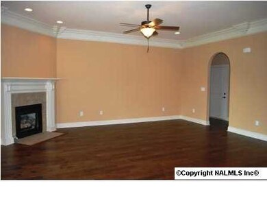 Another view of the Family Room and the arched doorway.