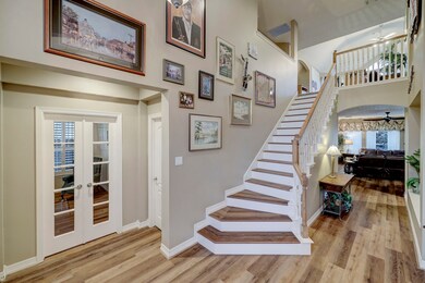 Step into luxury and warmth as you
enter this home, where an inviting entryway sets the tone
for a great living experience.