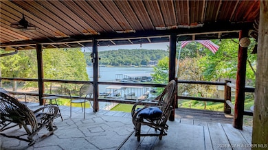 Stunning views from covered porch.