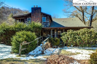 Side view from driveway