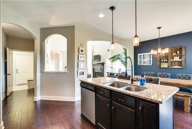 Kitchen Opens into Great Room