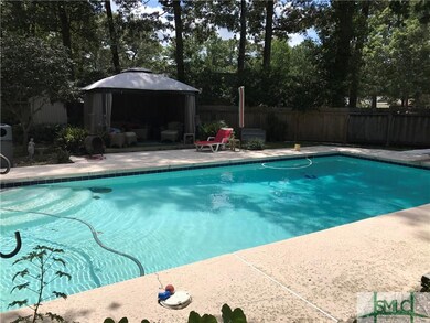 Enjoy the pool side cabana and all the privacy you