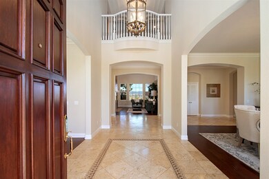 Two-story entry