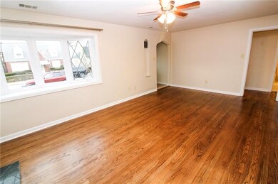 Light and Bright living room with bay window!
