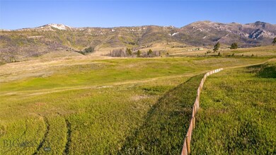 Northern views of Bridger Mountain Range from 40 a