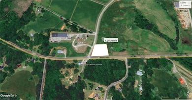 Aerial view of property's location featuring property boundaries highlighted