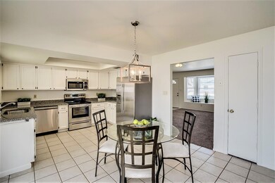 Kitchen with New Granite Counters
