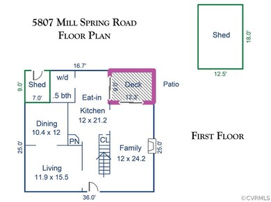 Floor Plan - First Floor