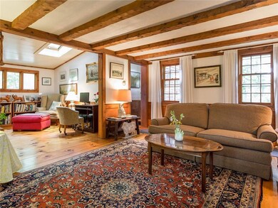 The living room opens to the...