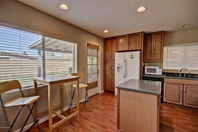 Kitchen & access to backyard