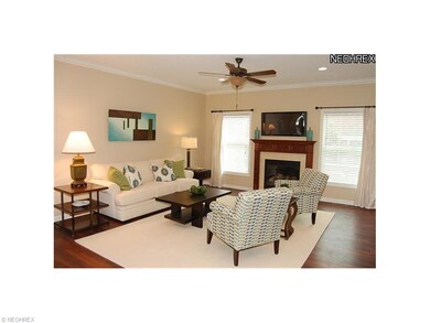 Great room with fireplace