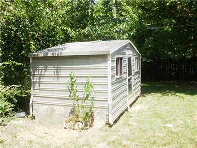 Storage building in the backyard..