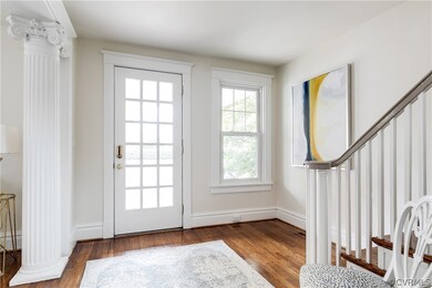 original glass front door.