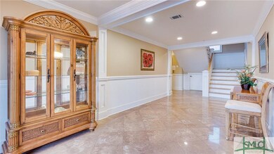 Enter into the wide foyer where you will immediate