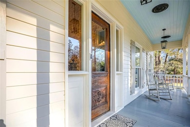 Welcoming front porch