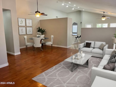 Virtually Staged Living Room