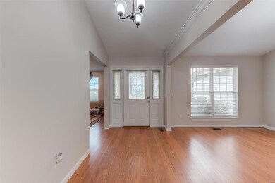 Spacious entry foyer.