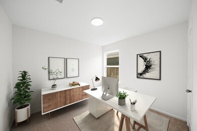 Generously sized secondary bedrooms perfect for work, sleep, or play.  (Virtually staged.)