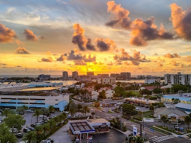 Evening sky from 11 floors high. Sunsets 365 days a year!