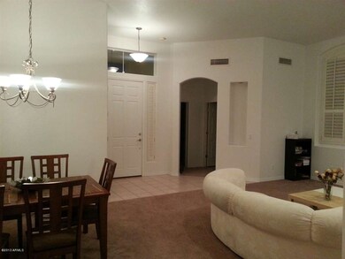 Formal area and entry way